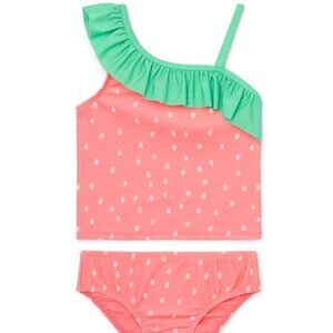 Wonder Nation Toddler Girl Strawberry Ruffle Tankini | NWT | 12 months